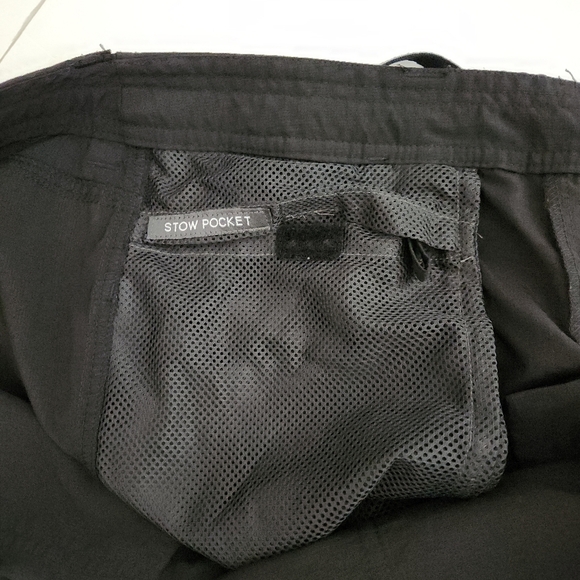 THE NORTH FACE Roll-Up Trail Pants – Black Hiking Cargo, Size 14 - Picture 13 of 16
